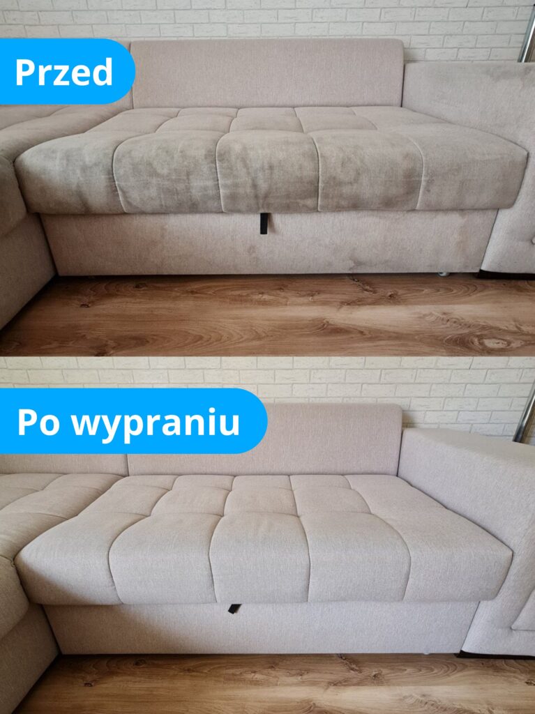 Efekty prania kanapy